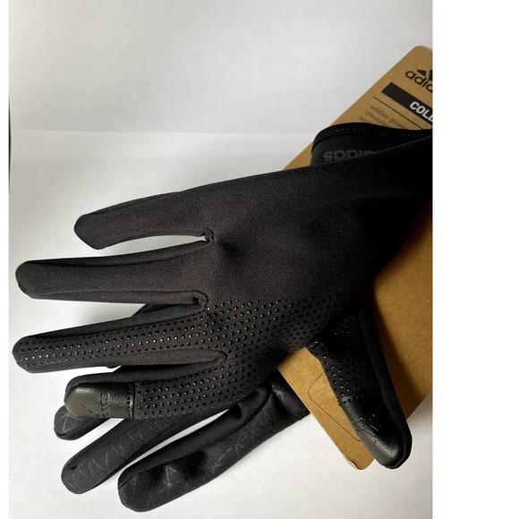 Adidas Cold.Rdy Gloves Black Size Small Running Gear New - Picture 6 of 8